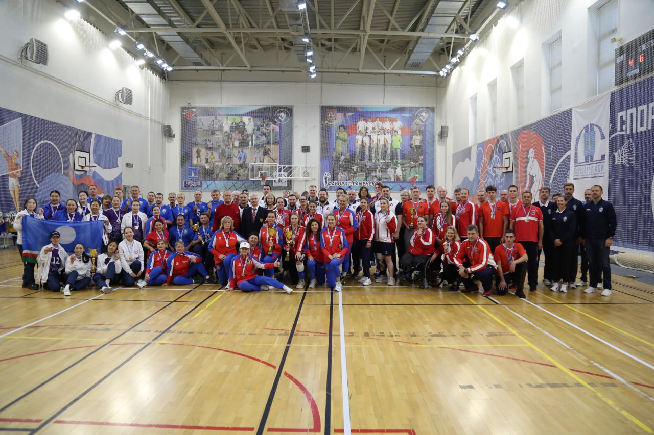 П.А. Рожков принял участие в просмотре соревнований и церемонии награждения чемпионата России по волейболу сидя, проводимом в рамках Летних Игр Паралимпийцев