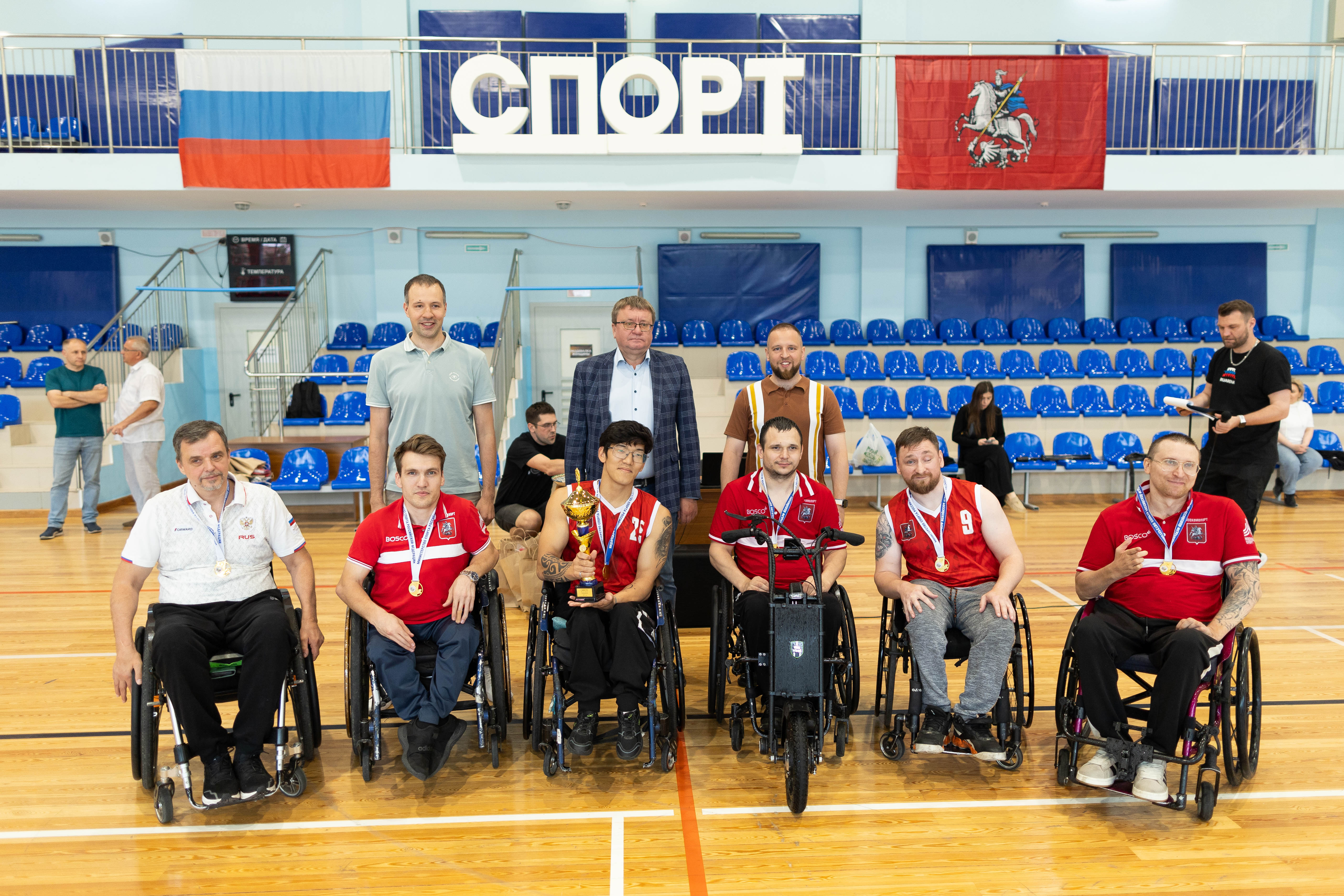 Команда «Восток» стала победителем Всероссийских соревнований по регби на колясках 