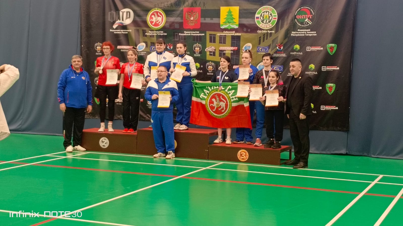 142 спортсмена приняли участие в чемпионате России по настольному теннису среди спортсменов 6–10 классов