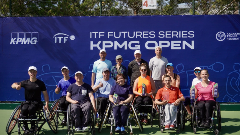В Астане завершилась серия международных турниров по теннису на колясках ITF Futures KPMG Open
