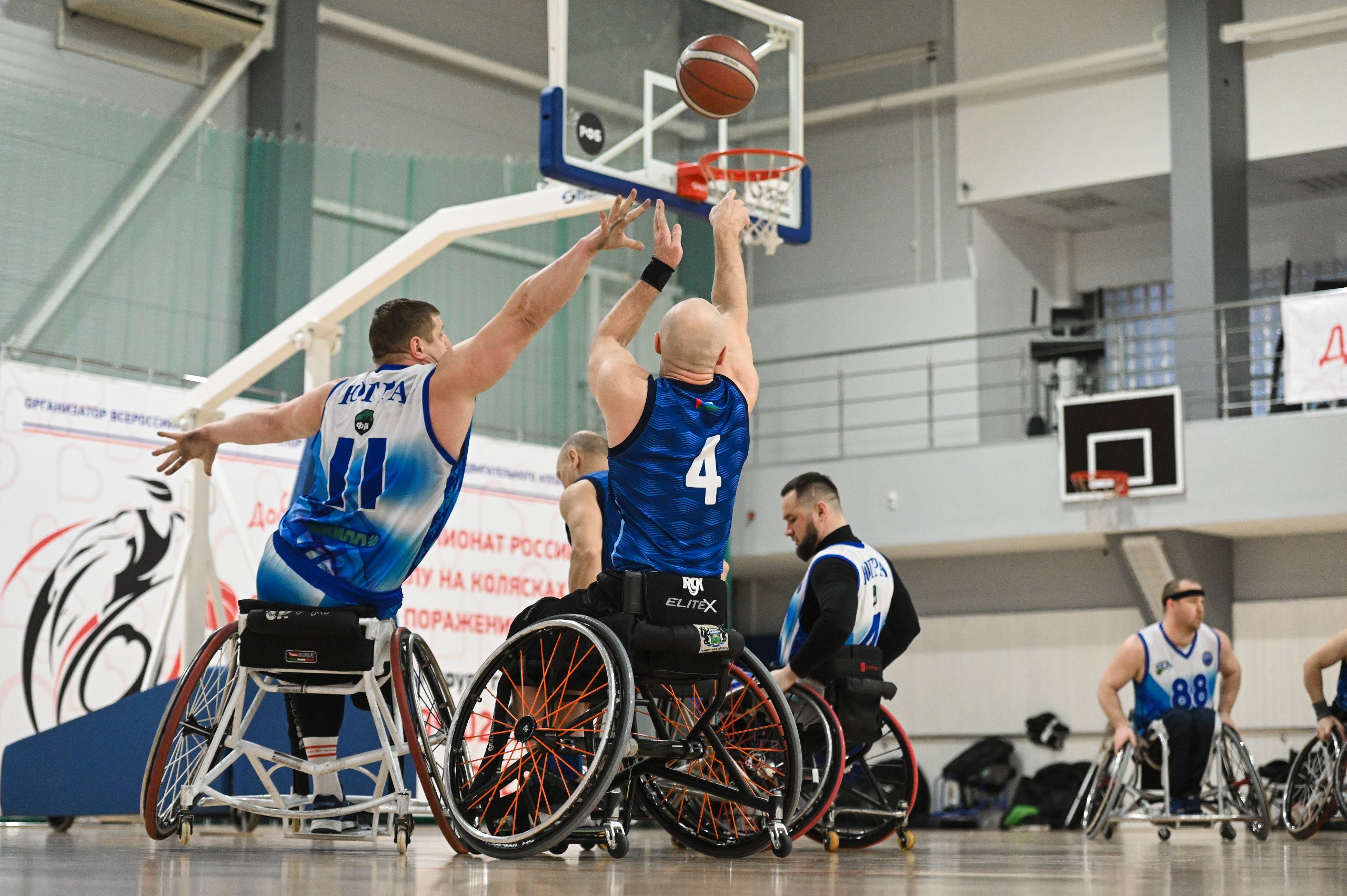 Яркие моменты с ДоброFON - чемпионата России по баскетболу на колясках, 1 круг