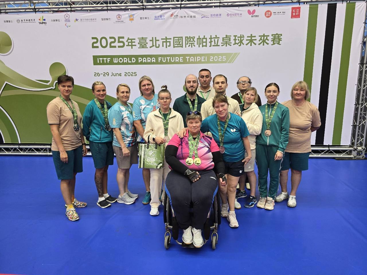 3 золотые, 2 серебряные, 2 бронзовые медали завоевали российские спортсмены на международных соревнованиях по настольному теннису