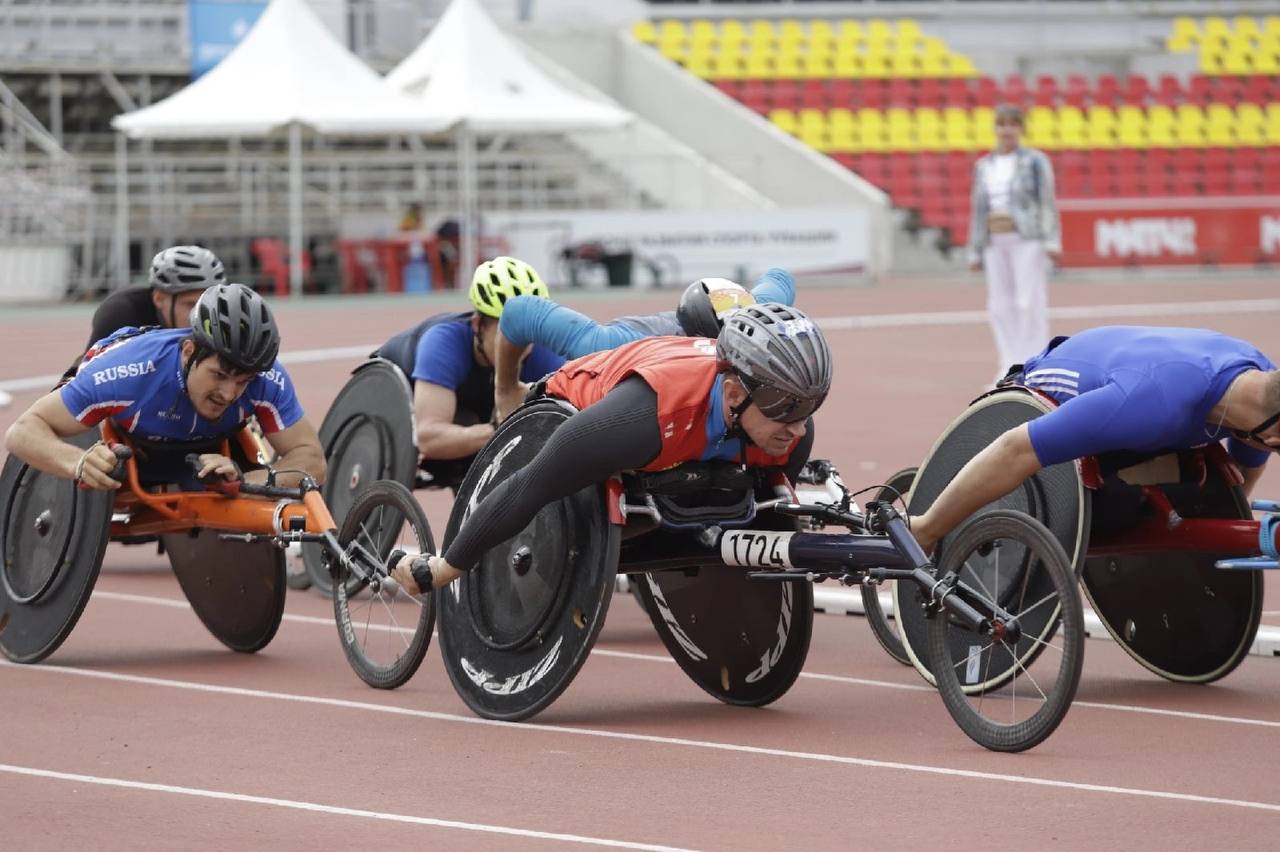 Репортаж Матч ТВ об открытии чемпионата России и Открытых всероссийских спортивных соревнований спорта лиц с поражением ОДА «Мы вместе. Спорт» в дисциплине “легкая атлетика”